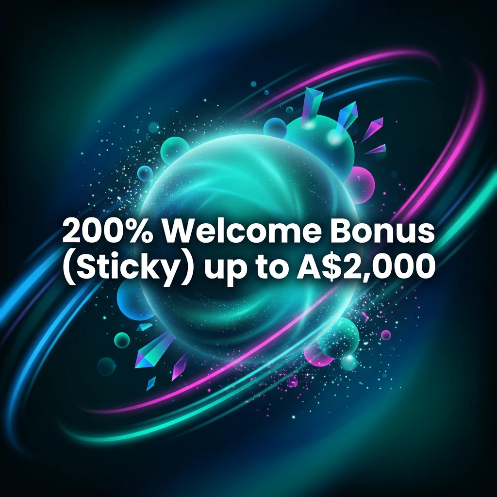 200% Welcome Bonus (Sticky) up to A$2,000